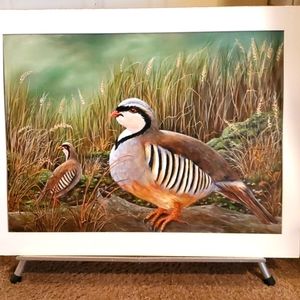 NEW, Origional Art Oil Painting!!  'Chukar' by artist🎨
